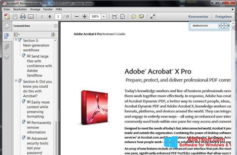 Screenshot Adobe Reader Windows 8.1