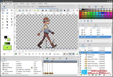 Screenshot Synfig Studio Windows 8.1