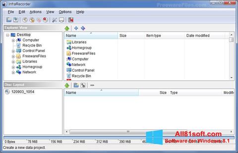 Screenshot InfraRecorder Windows 8.1