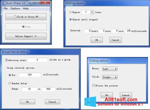 Screenshot GS Auto Clicker Windows 8.1