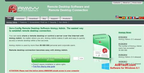 Screenshot Ammyy Admin Windows 8.1