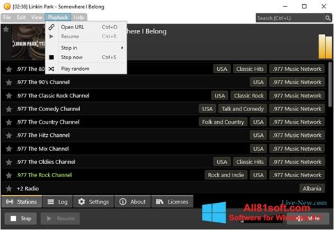 Screenshot Screamer Radio Windows 8.1