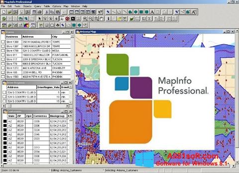 Screenshot MapInfo Professional Windows 8.1