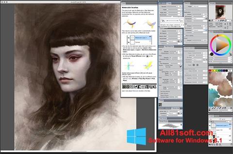 Screenshot Corel Painter Windows 8.1