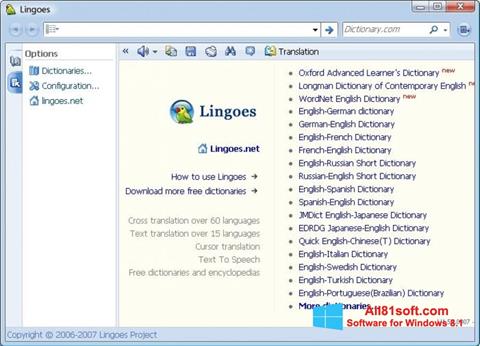 Screenshot Lingoes Windows 8.1