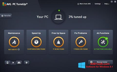 Screenshot AVG PC Tuneup Windows 8.1