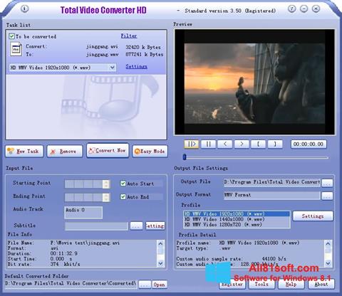 Screenshot Total Video Converter Windows 8.1