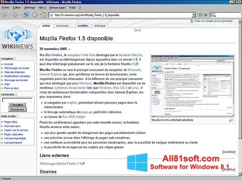 Screenshot Mozilla Firefox Windows 8.1