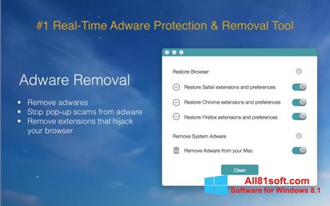 Screenshot Adware Removal Tool Windows 8.1