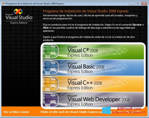 Screenshot Microsoft Visual Studio Windows 8.1