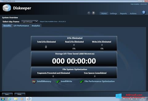 Screenshot Diskeeper Windows 8.1