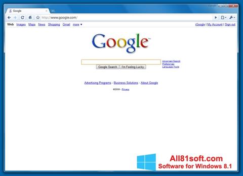 Screenshot Google Chrome Beta Windows 8.1