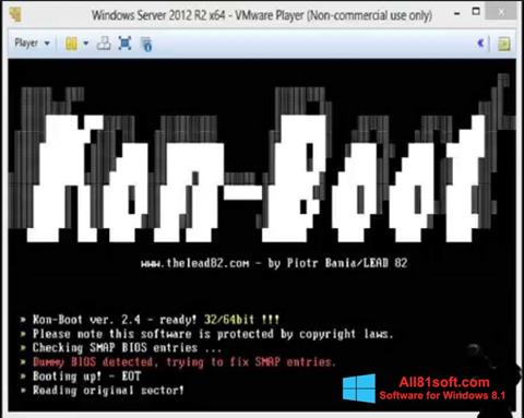Screenshot Kon-Boot Windows 8.1
