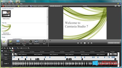Screenshot Camtasia Studio Windows 8.1