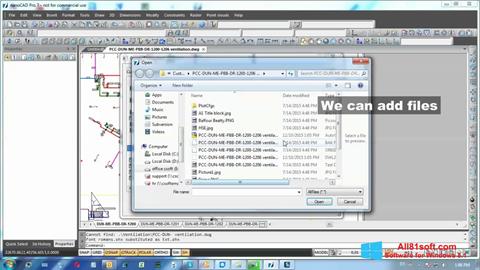 Screenshot nanoCAD Windows 8.1