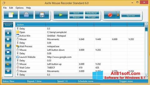 Screenshot Mouse Recorder Windows 8.1