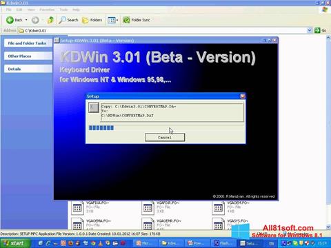 Screenshot KDWin Windows 8.1