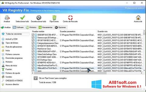 Screenshot Vit Registry Fix Windows 8.1