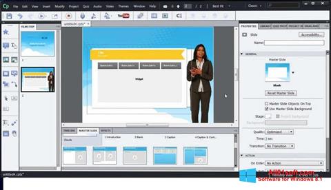Screenshot Adobe Captivate Windows 8.1
