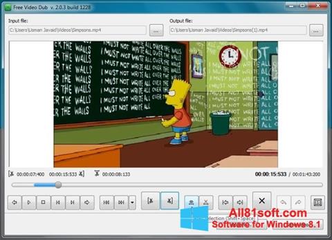 Screenshot Free Video Dub Windows 8.1