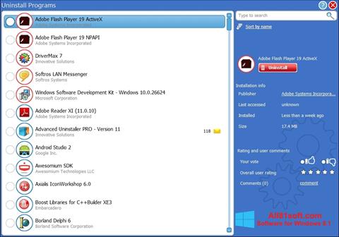 Screenshot Advanced Uninstaller PRO Windows 8.1