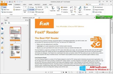 Screenshot Foxit Reader Windows 8.1