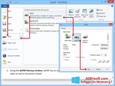 Screenshot doPDF Windows 8.1