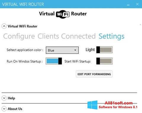 Screenshot Virtual WiFi Router Windows 8.1
