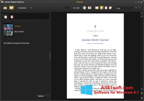 Screenshot Adobe Digital Editions Windows 8.1