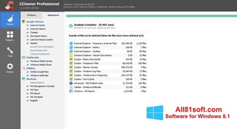 Screenshot CCleaner Professional Plus Windows 8.1