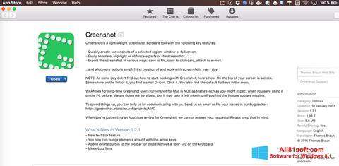 Screenshot Greenshot Windows 8.1