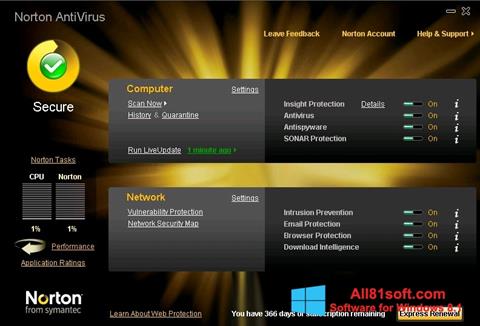 Screenshot Norton AntiVirus Windows 8.1