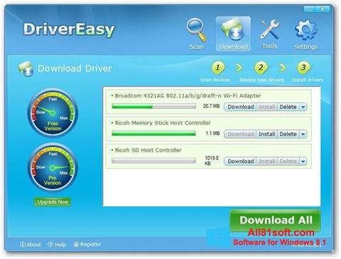 Screenshot Driver Easy Windows 8.1