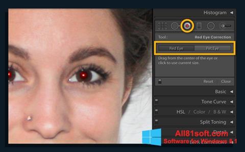 Screenshot Red Eye Remover Windows 8.1
