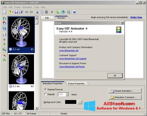 Screenshot Easy GIF Animator Windows 8.1