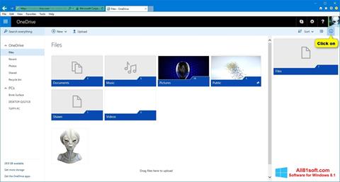 Screenshot OneDrive Windows 8.1
