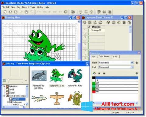 Screenshot Toon Boom Studio Windows 8.1
