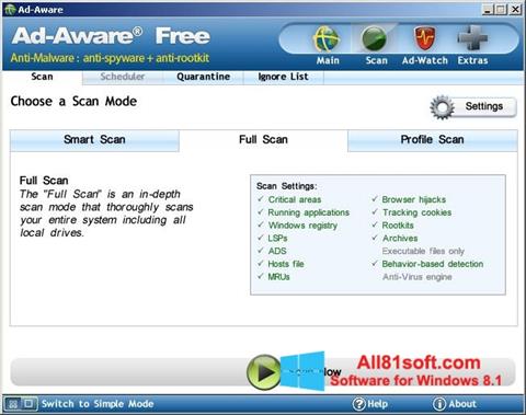 Screenshot Ad-Aware Free Windows 8.1