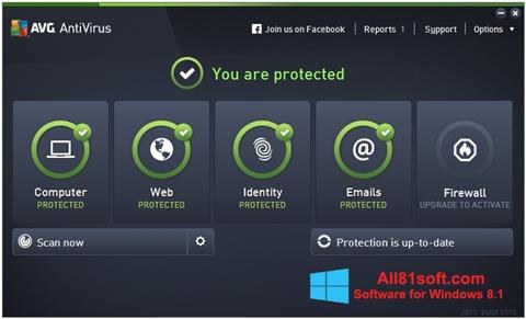Screenshot AVG AntiVirus Pro Windows 8.1