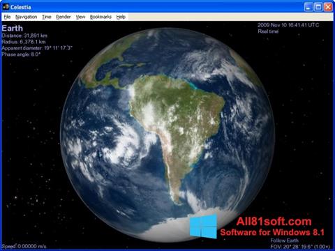 Screenshot Celestia Windows 8.1