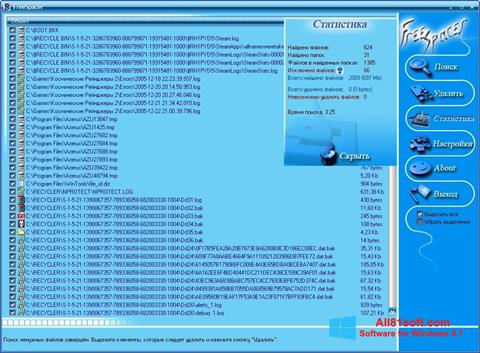 Screenshot FreeSpacer Windows 8.1