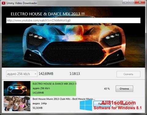 Screenshot Ummy Video Downloader Windows 8.1