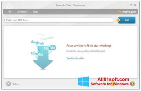 Screenshot Freemake Video Downloader Windows 8.1