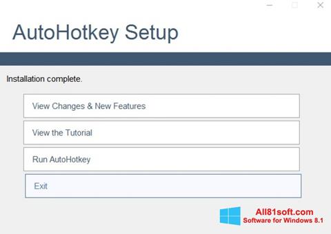 Screenshot AutoHotkey Windows 8.1